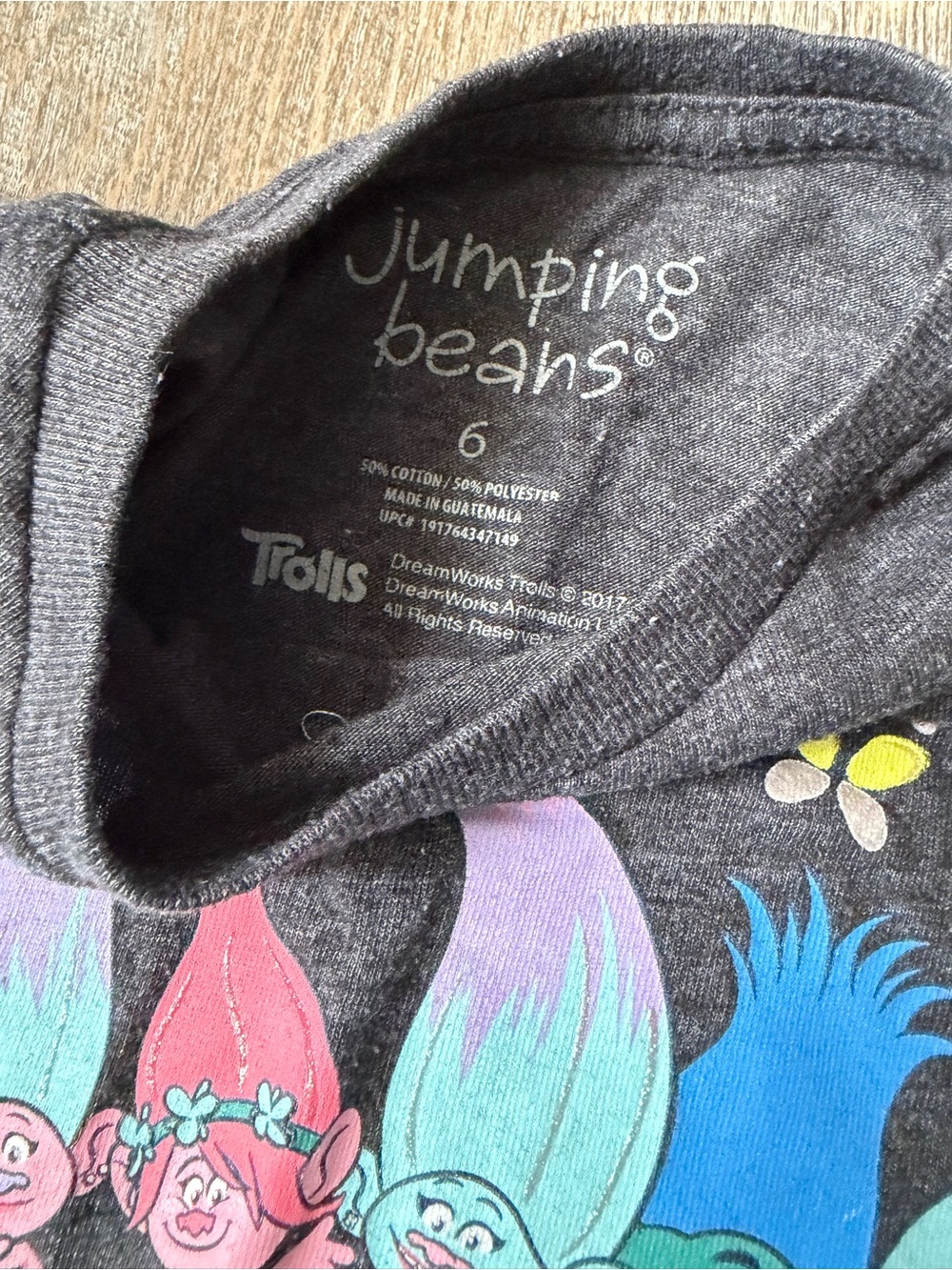 Trolls Graphic Shirt Size 6 - Picture 4 of 4